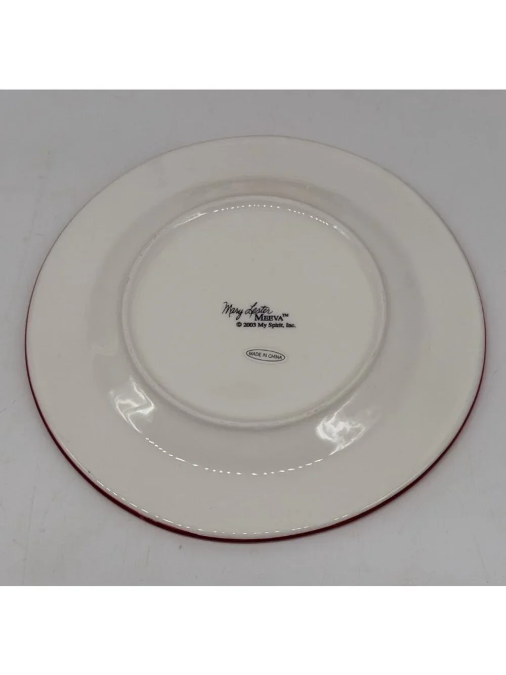 Mary Lester “Meeva” The Christmas Diva 2003 Dessert Plates
